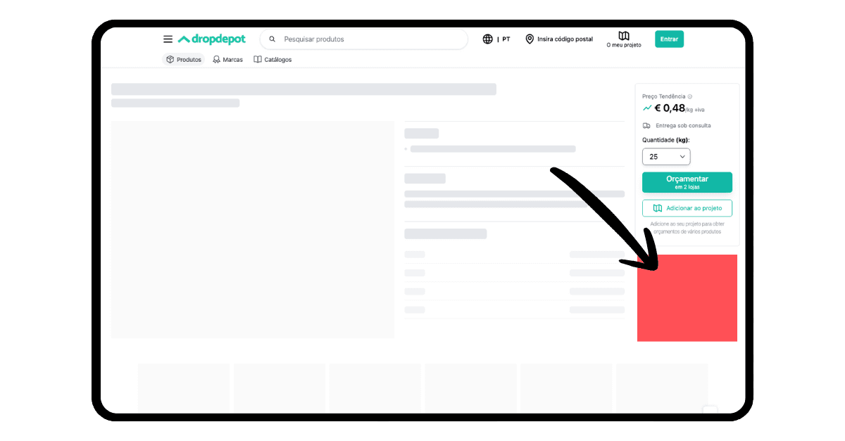 Anúncio na Página de Produto
